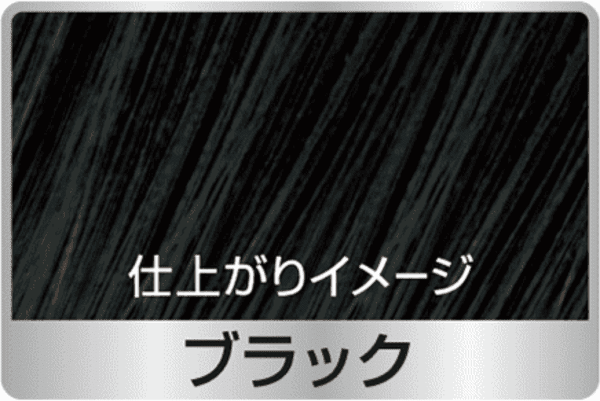 仕上がりイメージブラック