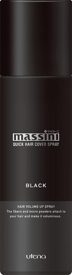 マッシーニ クイックヘアカバースプレー ブラックの商品画像