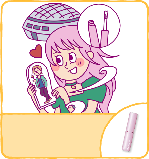 ドーム風 前髪キープ