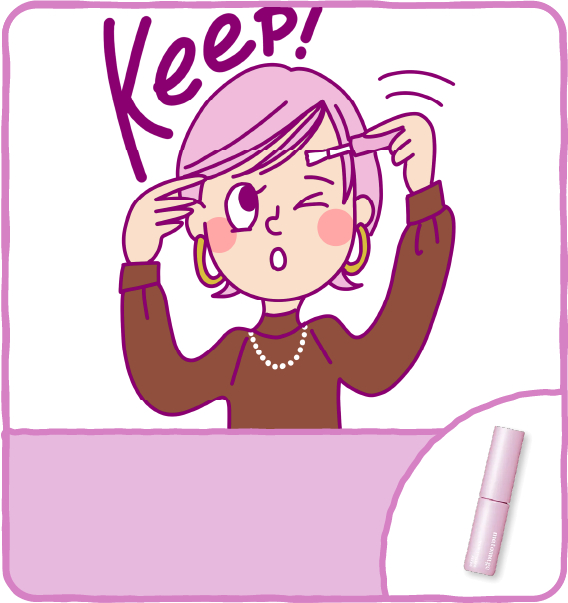 ヨジャドル前髪固定