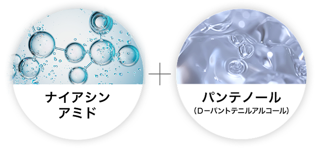 ナイアシンアミド + パンテノール(D-パントテニルアルコール)